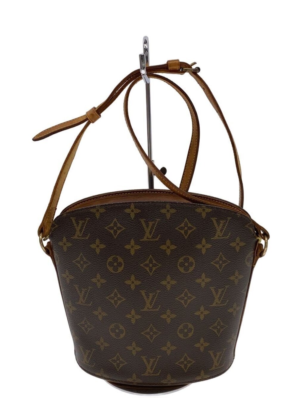 LOUIS VUITTON Druot Monogram Canvas Brown